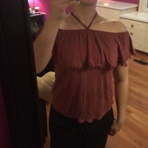 Off the shoulder shirt